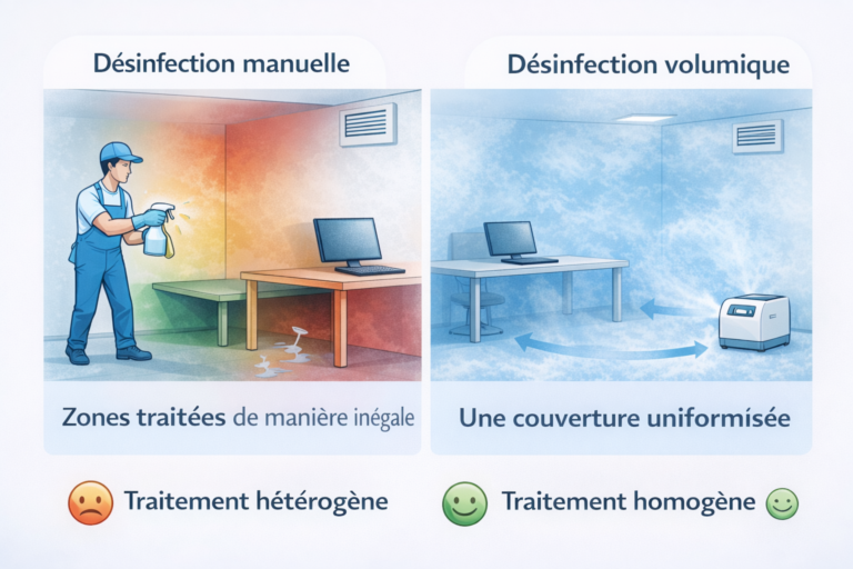 désinfection volumique une meilleure homogénéité